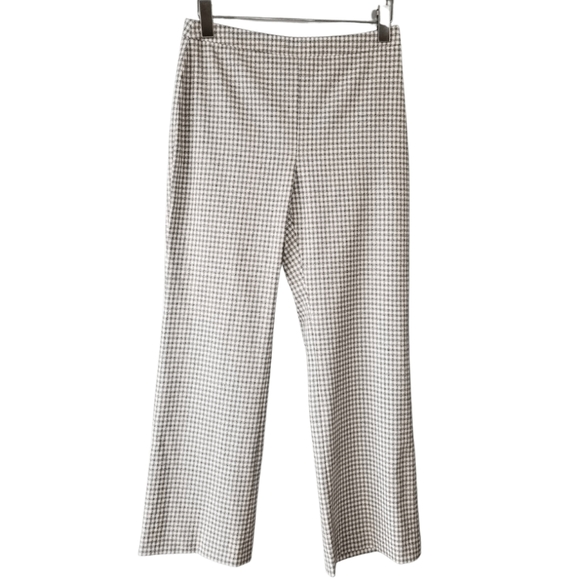 Wilfred Kick Flare Gingham Pants Size 8 - Picture 3 of 13